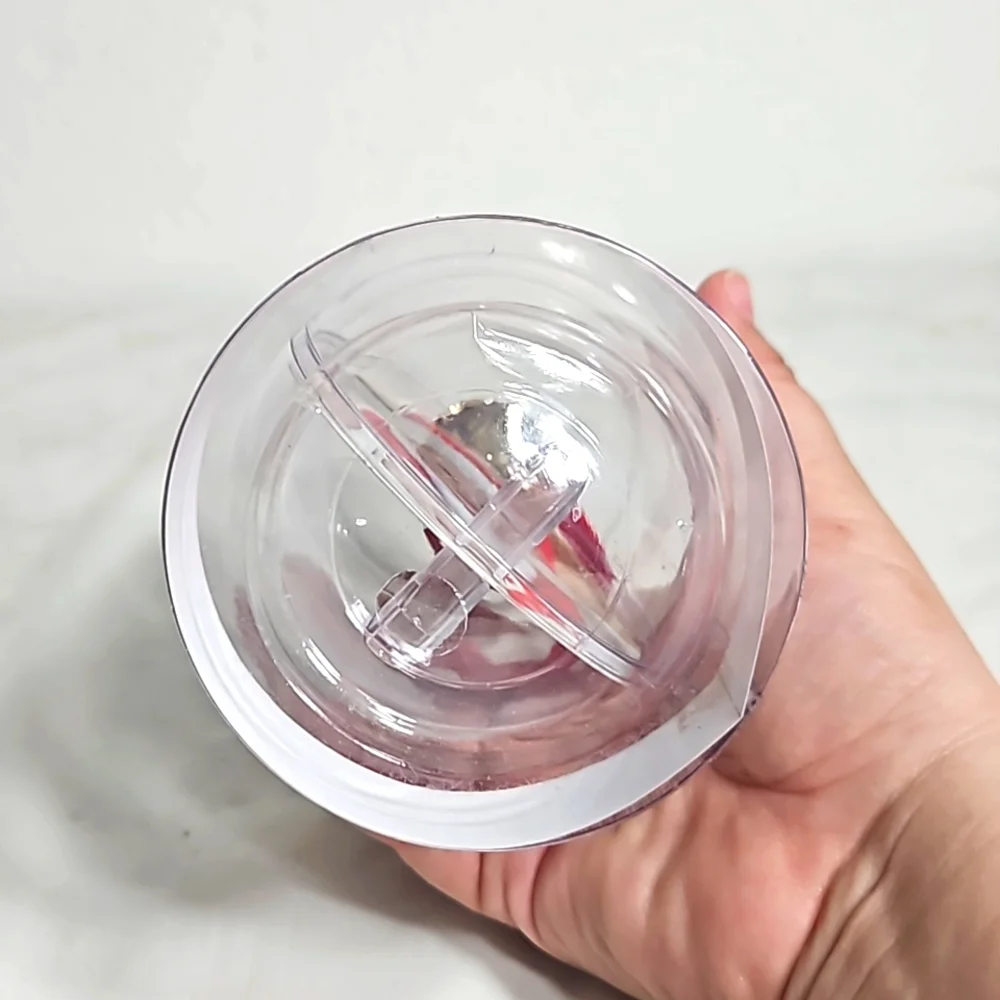 NIB clear create your own photo christmas plastic ornament